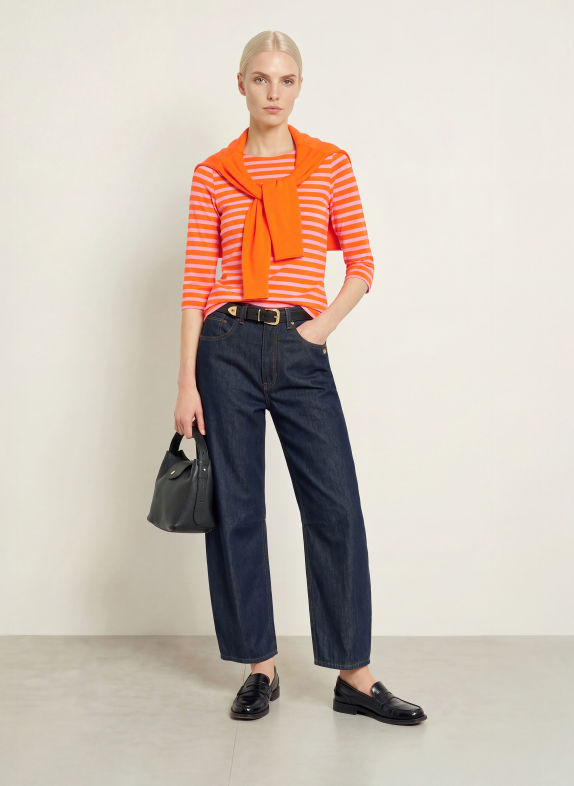 darling harbour Shirt mit 3/4-Arm orange / pink