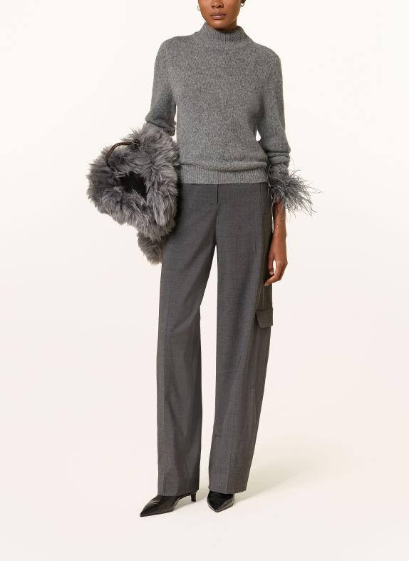 DOROTHEE SCHUMACHER Cashmere Sweater LUXURY LOVE GRAY