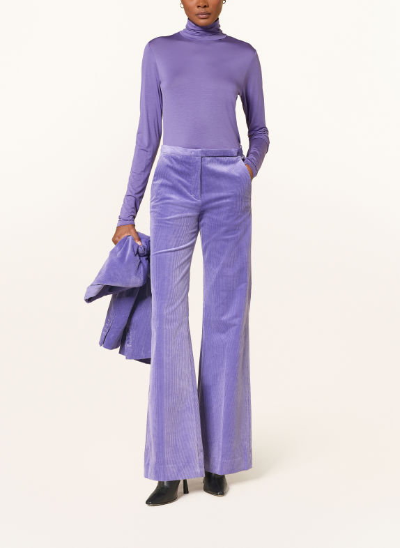 DOROTHEE SCHUMACHER GLOSSY EASE Turtleneck top PURPLE
