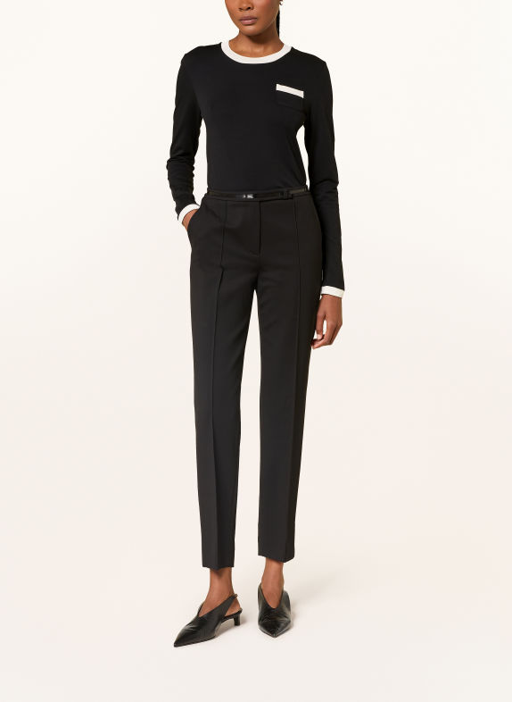 DOROTHEE SCHUMACHER Long-sleeve shirt ALL TIME FAVORITES BLACK / WHITE
