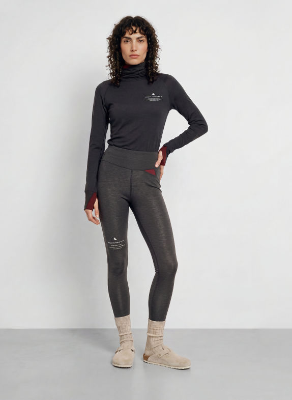 Klättermusen FAFNE Functional underwear pants DARK GRAY