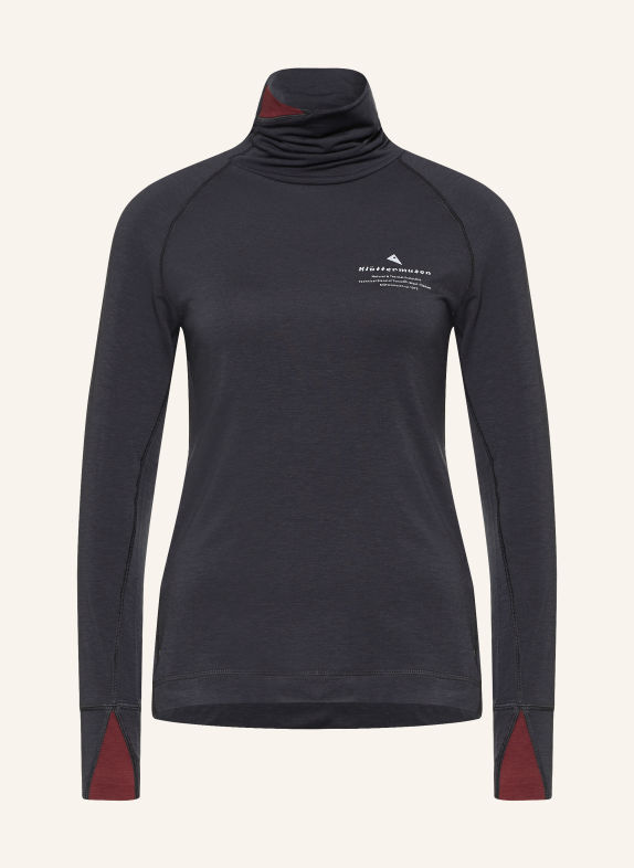 Klättermusen FAFNE Base Layer BLACK / DARK RED