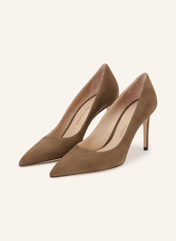 STUART WEITZMAN Lodičky STUART POWER 85 BÉŽOVÁ