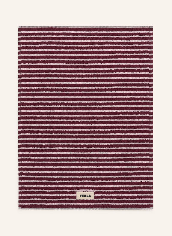TEKLA Bath mat ROSE / DARK RED