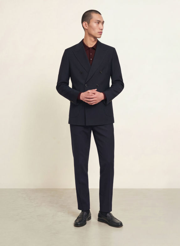 PAUL Veston de costume coupe slim 680 NAVY
