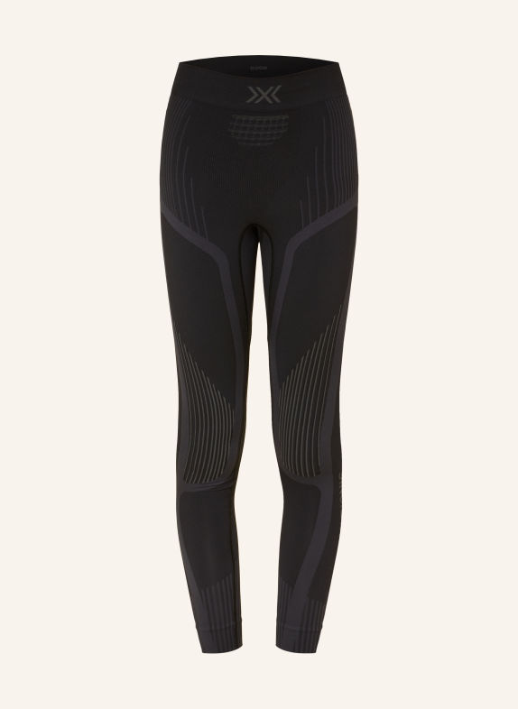 X-BIONIC INVENT functional underwear pants with shorter leg length BLACK / DARK GRAY