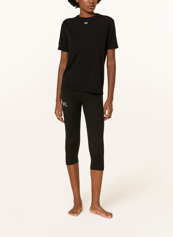 X-BIONIC MIGHTYWOOL LIGHT Functional underwear shirt with Merino Wool BLACK