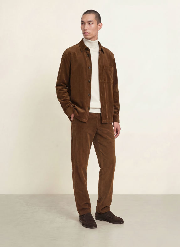 PAUL Corduroy Overshirt BROWN