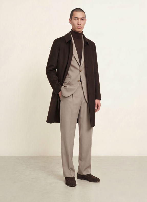 PAUL Relaxed-Fit Suit Trousers 780 Taupe
