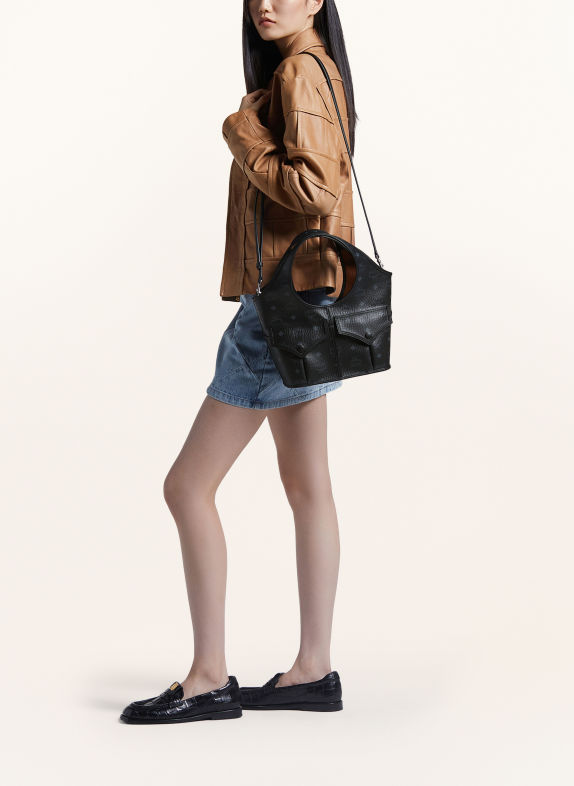 MCM Shopper AREN VI SCHWARZ / SILBER