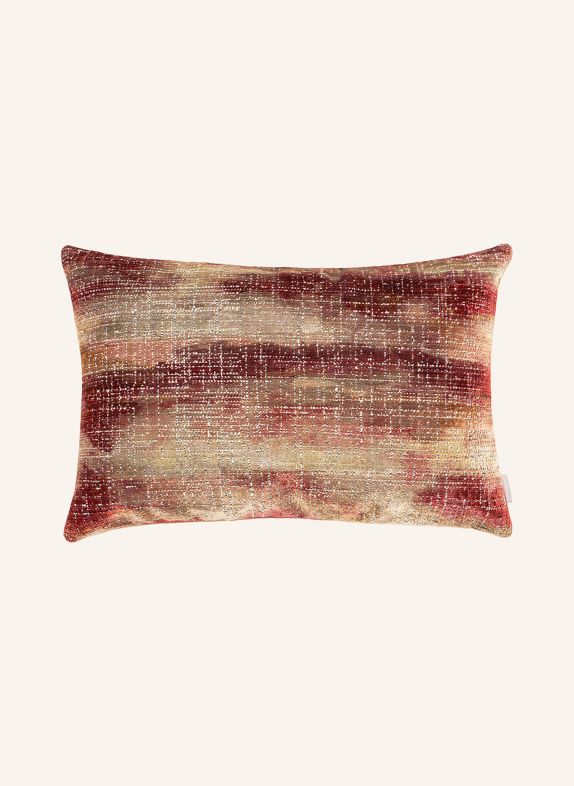 ROHLEDER CANVA Decorative cushion BEIGE / DARK RED / RED