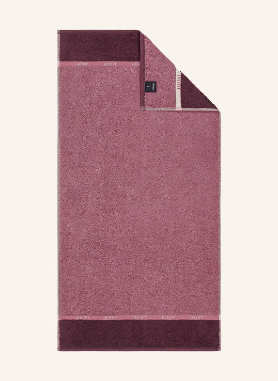 JOOP! Handdoek JOOP! LINES ROSÉ / ROZE / DONKERPAARS