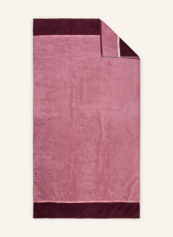 JOOP! Duschtuch JOOP! LINES ROSÉ / ROSA / DUNKELLILA