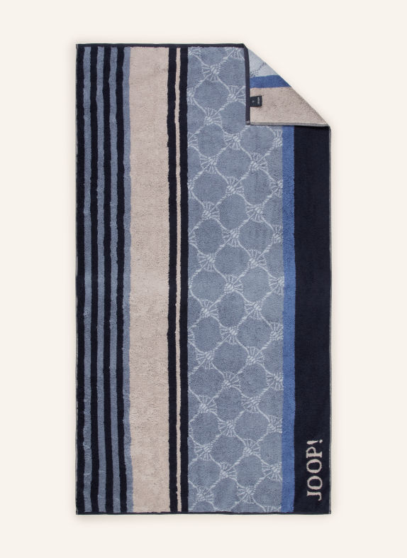 JOOP! Duschtuch JOOP! LINES DUNKELBLAU / BLAUGRAU / BLAU