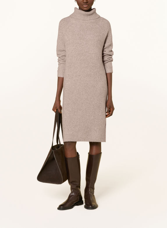 CARTOON Knit dress LIGHT BROWN