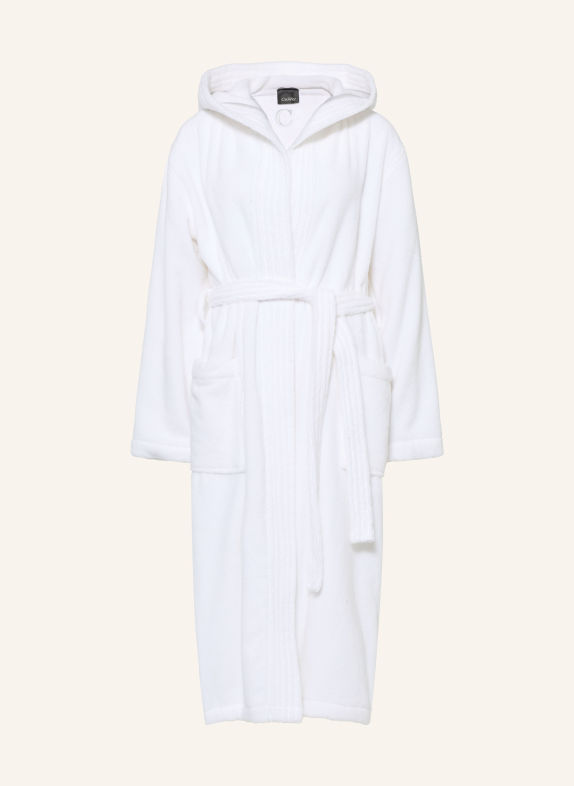Cawö Peignoir unisexe à capuche BLANC