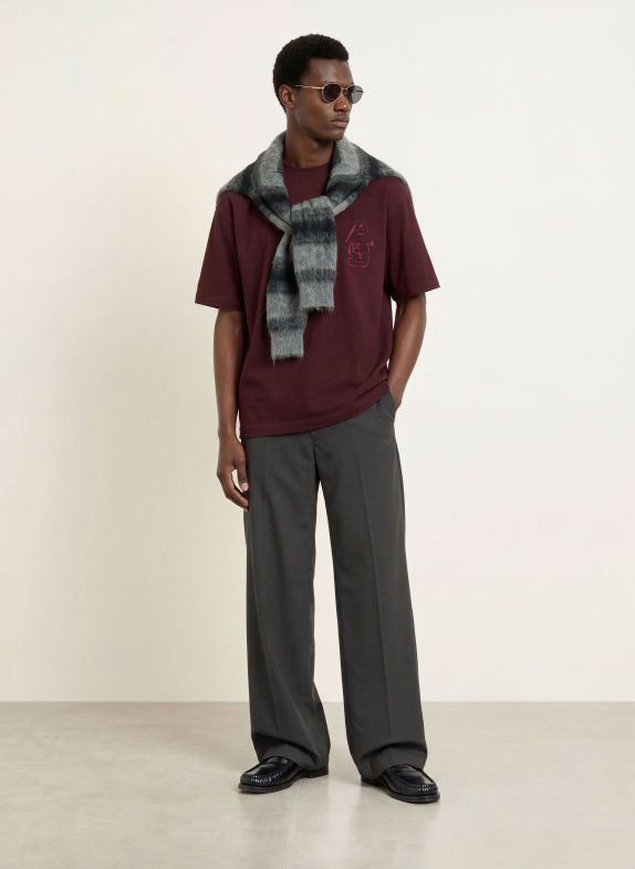 ALLSAINTS T-Shirt ROLLER DUNKELROT