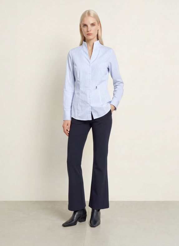 seidensticker Bluse ALMUT HELLBLAU / WEISS