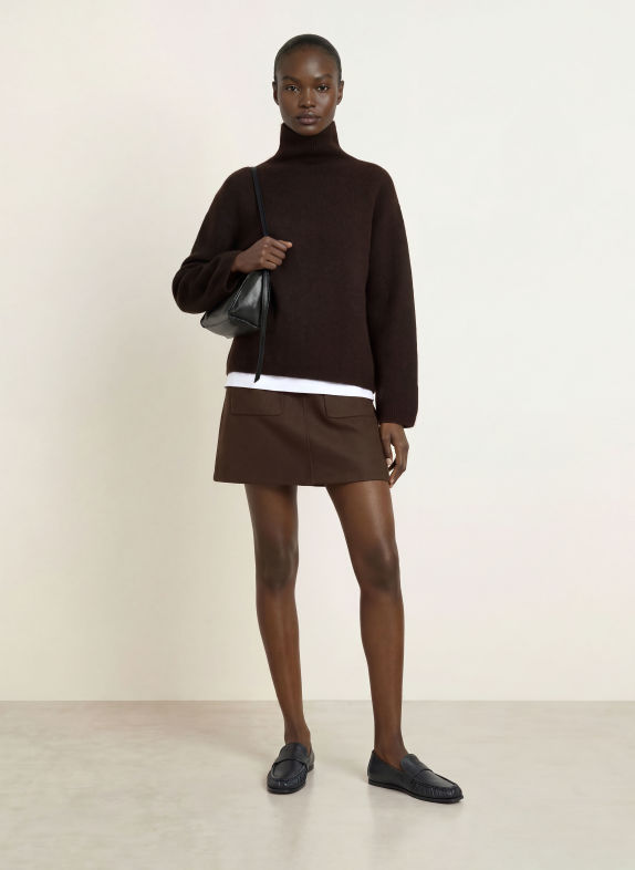 ARKET Skirt DARK BROWN