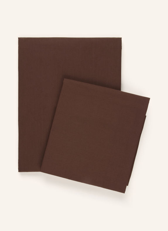 BONGUSTA Linge de lit MARRON FONCÉ
