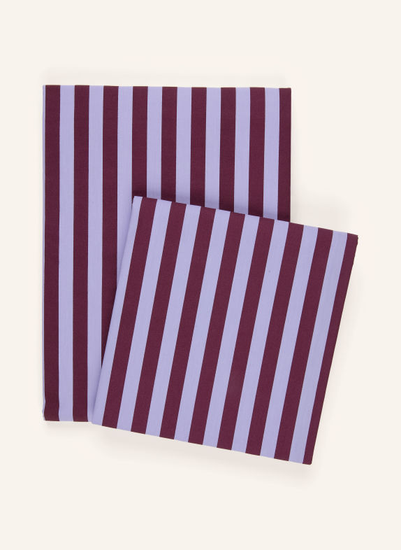 BONGUSTA Linge de lit ROUGE FONCÉ / LILAS CLAIR