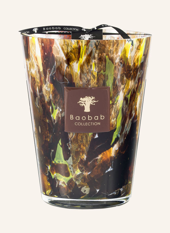 Baobab COLLECTION Vonná svíčka HALONA YELLOW WORLD HNĚDÁ / TMAVĚ HNĚDÁ / ŽLUTÁ