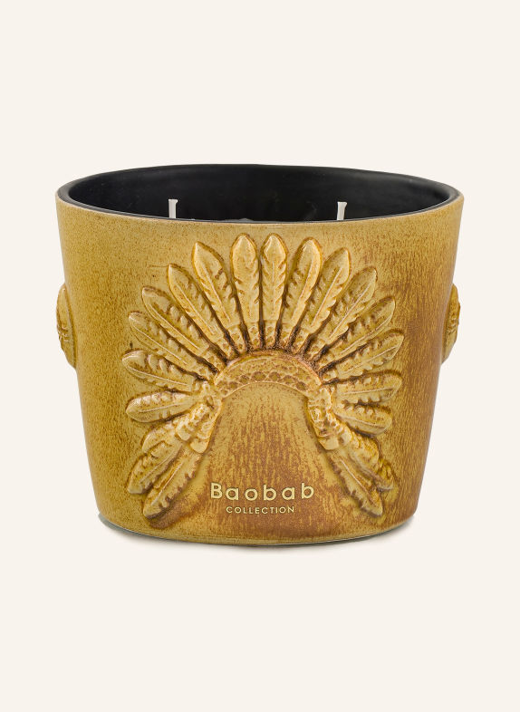 Baobab COLLECTION Vonná svíčka EAGLE'S PRIDE GERONIMO TMAVĚ ŽLUTÁ