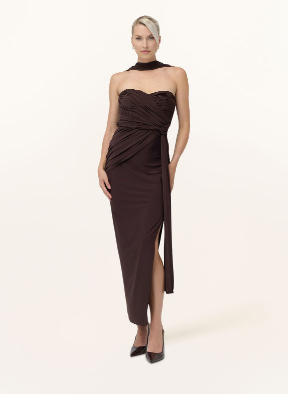 LeGer Studio TEKLA Evening dress DARK BROWN