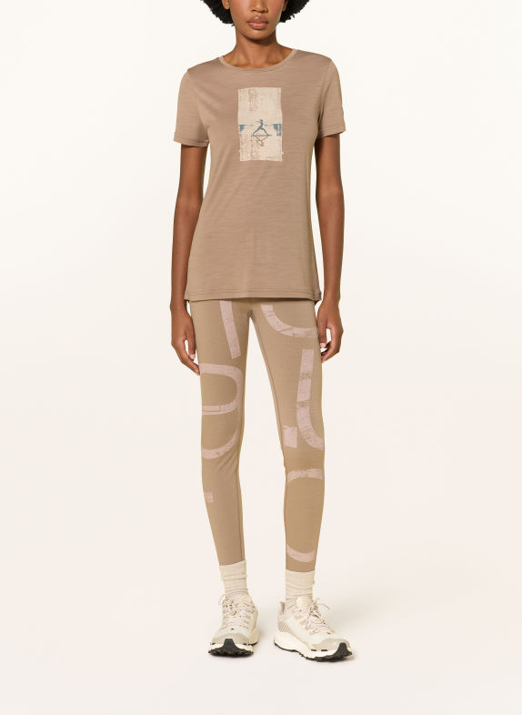 super.natural Trainingsshirt SUN SALUTATION BEIGE