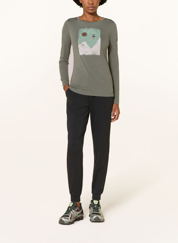 super.natural Longsleeve SKI JUMP DONKERGRIJS