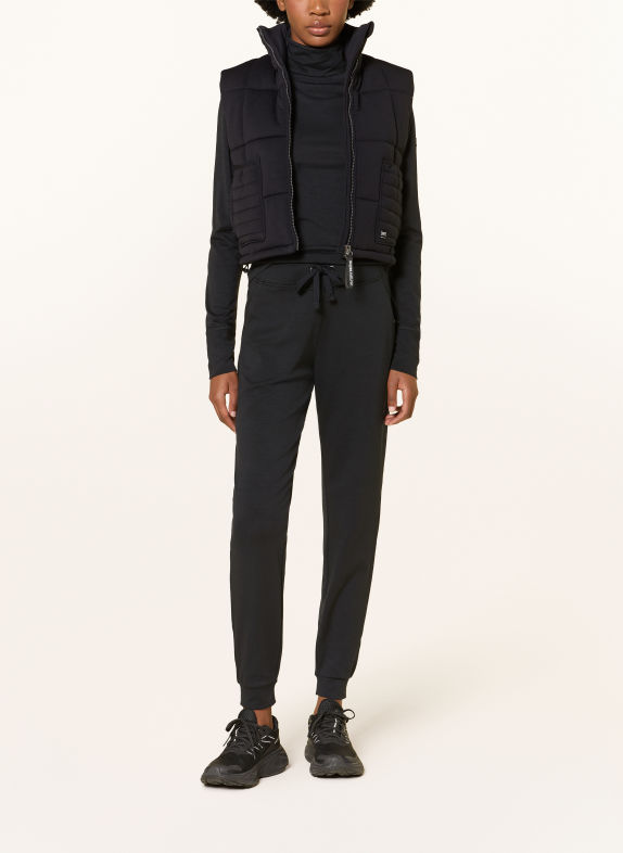 super.natural Gilet matelassé PUFFY NOIR