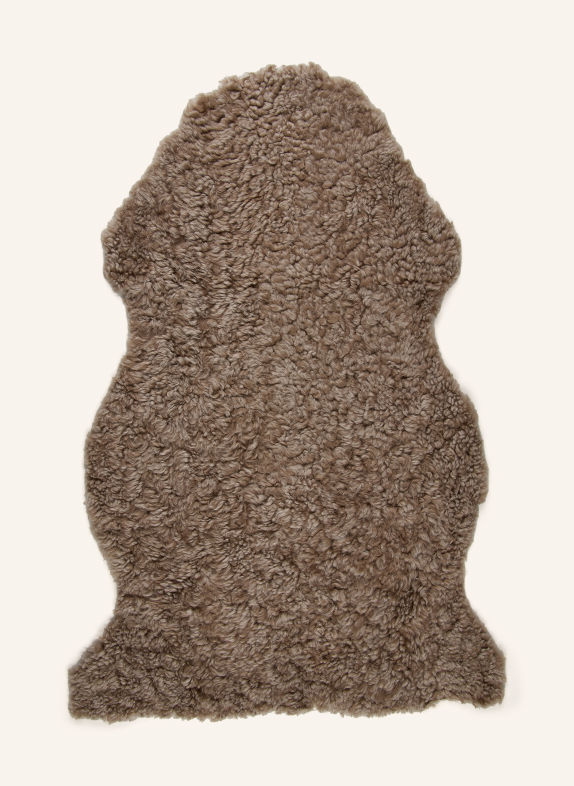 Natures Collection peau de mouton MARRON