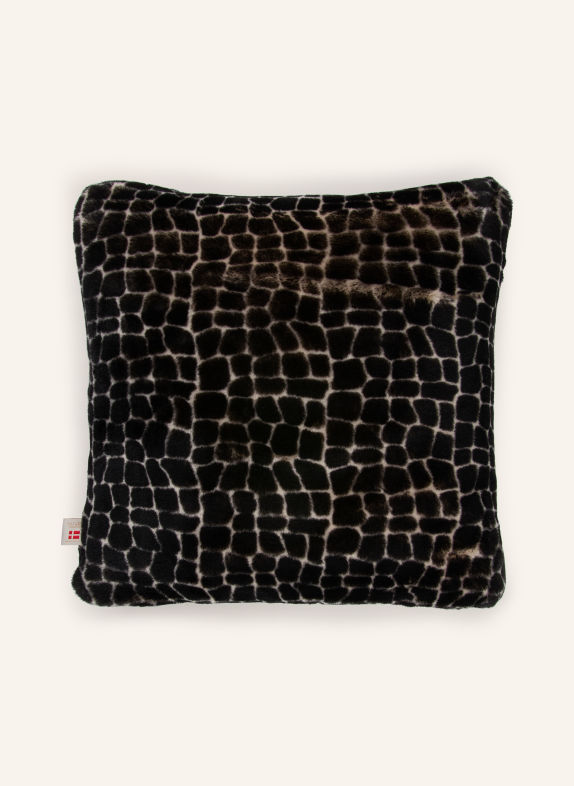 Natures Collection Coussin décoratif MOKASSIN NOIR / CRÈME