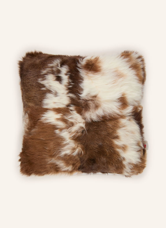 Natures Collection Coussin décoratif TOSCANA MARRON / CHAMEAU / CRÈME