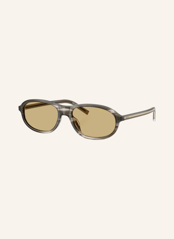 PRADA PR D20SU Sunglasses STRIPED EBONY/YELLOW