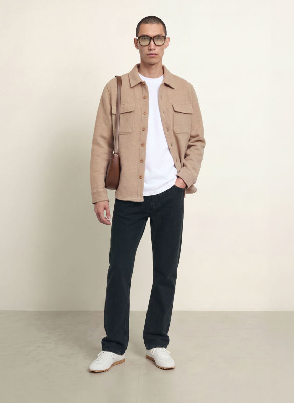 SANDRO Strick-Overjacket BEIGE