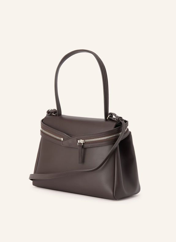 AESTHER EKME JONI Handbag DARK BROWN / SILVER