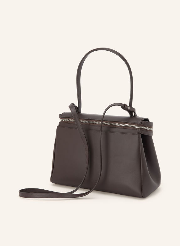 AESTHER EKME JONI Handbag DARK BROWN / SILVER