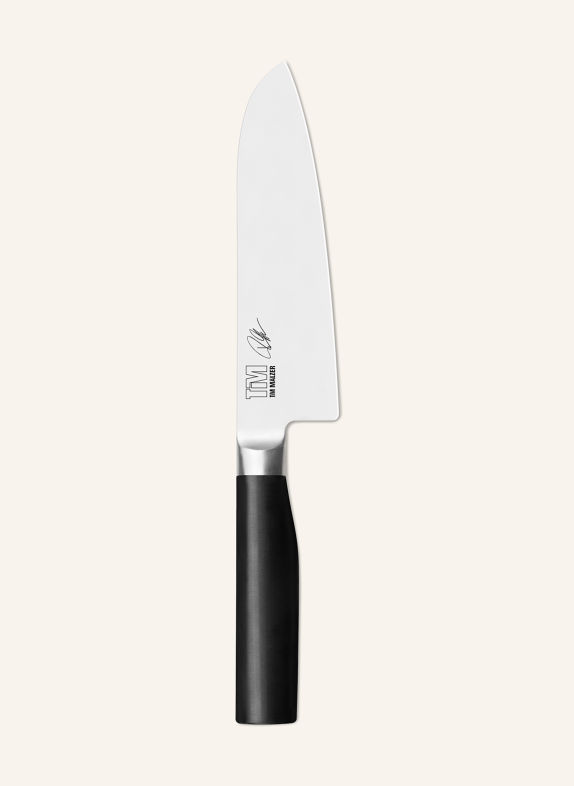 KAI Nóż Santoku TIM MÄLZER KAMAGATA CZARNY / SREBRNY
