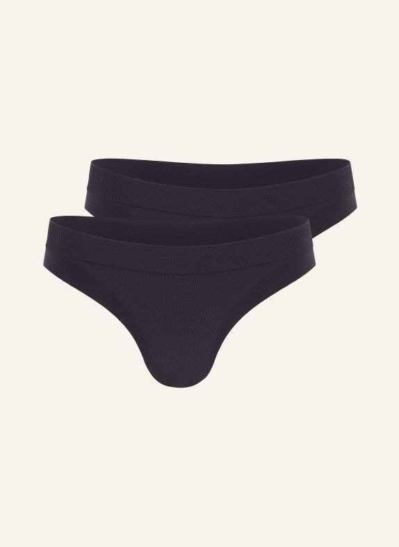 PUMA Lot de 2 slips 3D KNIT NOIR