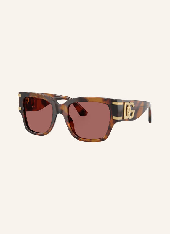 DOLCE & GABBANA Zonnebril DG4563 HAVANA/ DONKERPAARS