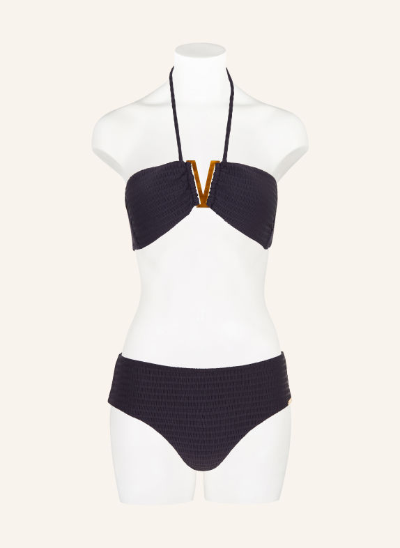 watercult ESSENTIAL TWIST Bandeau bikini top BLACK