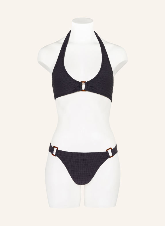 watercult ESSENTIEL TWIST Halterneck bikini top BLACK