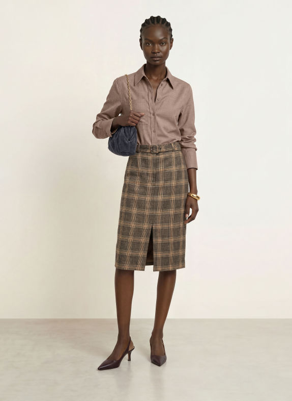 REISS Overhemdblouse ADIE TAUPE