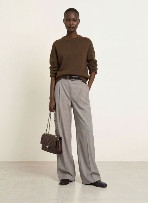 REISS RILEY Sweater BROWN
