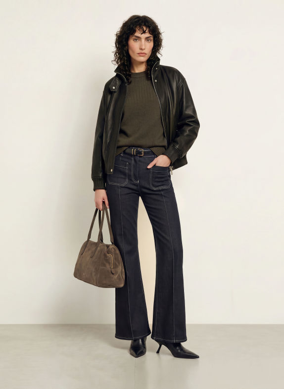 REISS RILEY Sweater KHAKI