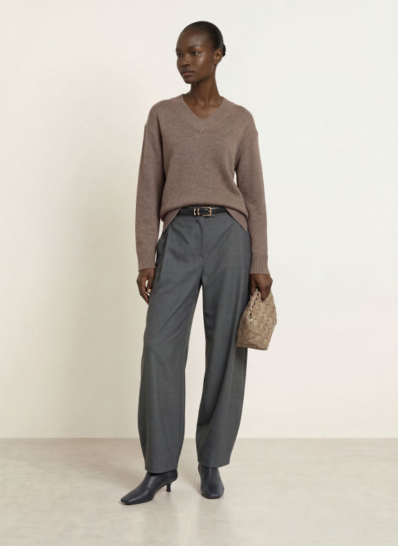 REISS Trui MARI TAUPE