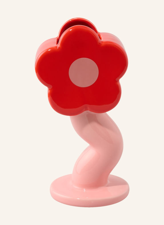 fluid MARKET Vase CURVE FLOWER ROT / ROSÉ