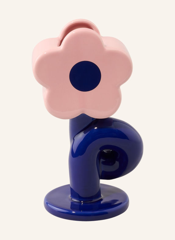 fluid MARKET Vase LOOP FLOWER ROSA / DUNKELLILA