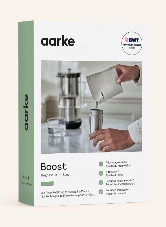aarke 3er-Pack Nachfüllfilter BOOST SILBER